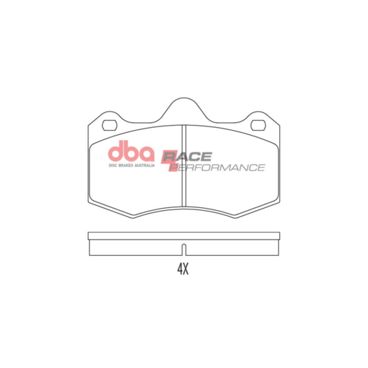 DBA Front Race Performance Brake Pads - DB1938RP