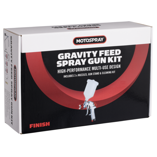 Motospray Gravity Feed Spray Gun Kit - MSASG3
