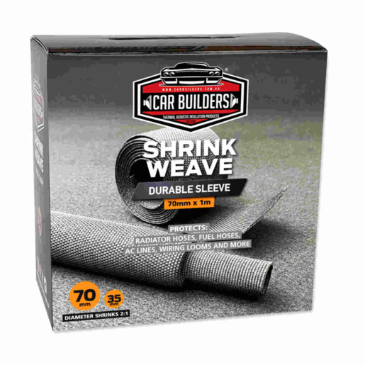 Car Builders Shrink Weave 2:1 Durable Sleeve 70mm - SWE70