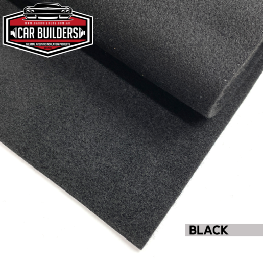 Car Builders 4-Way Stretch Carpet Black 1000mm x 2000mm - CRPBLACK1M