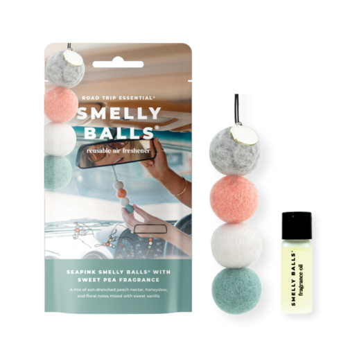 Smelly Balls Seapink Sweet Pea 5mL Set Car Air Freshener - ARSBSSPCL