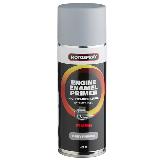 Motospray Engine Enamel Grey Primer 400ml - MSEEPG400