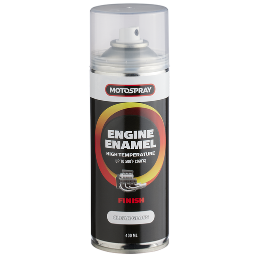 Motospray Engine Enamel Clear Gloss 400ml - MSEECG400