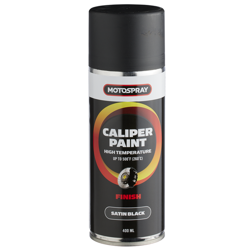 Motospray Caliper Paint Satin Black 400ml - MSCPBS400