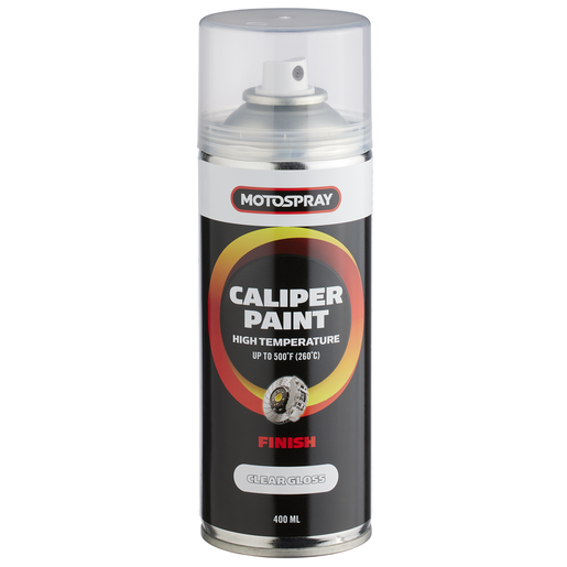 Motospray Caliper Paint Clear Gloss 400ml - MSCPCG400