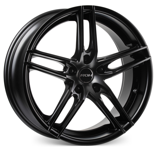 ROH 16X7 40 5/114.3 Monaco Matt Black - MON16701MB