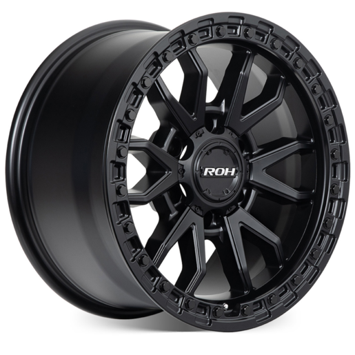 ROH 17X9 12 6/139.7 Raid Matt Black - RAD17912MB