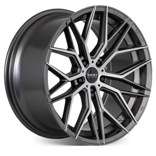 ROH 19X8.5 40 5/120 RF4 Gunmetal Machined - RF419802GM