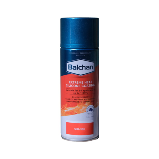 Balchan Extreme High Heat Silicone Coating Paint Orange - BAL101006