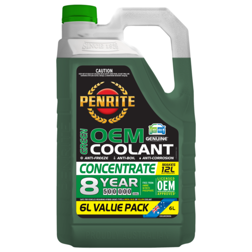 Penrite Green OEM Coolant Concentrate 6L - COOLGREEN006