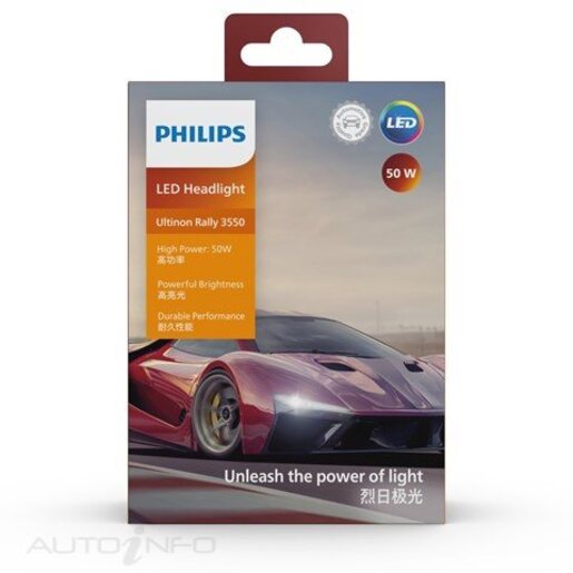 Philips Ultinon Rally 3550 LED H4 - 11342U3550X2