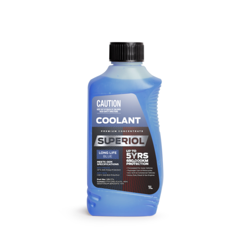 Superiol Blue Long Life Concentrate Coolant 1L - SBCC1L