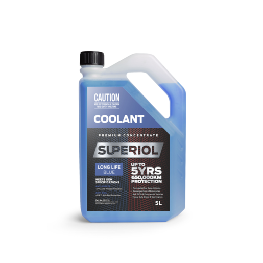 Superiol Blue Long Life Concentrate Coolant 5L - SBCC5L