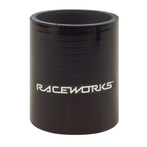 RaceWorks Silicone Hose Straight Short 2.25" 57mm x 127mm Black - SHS-225BKS
