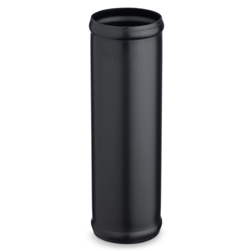 RaceWorks 2.50" Straight Aluminium Tube Black 2.0mm - ITS-250RBK