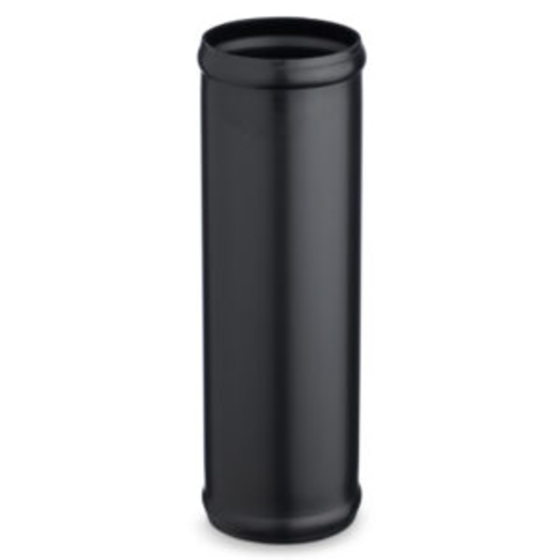 RaceWorks 3" Straight Aluminium Tube Black -ITS-300RBK