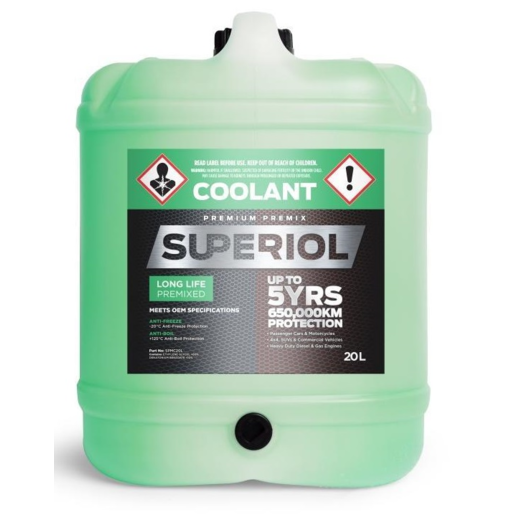 Superiol Green Long Life Premium Premix Coolant 20L - SPMC20L