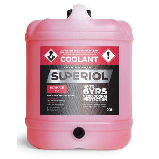 Superiol Red Ultimate PG Premium Premix Coolant 20L - SULTPMC20L