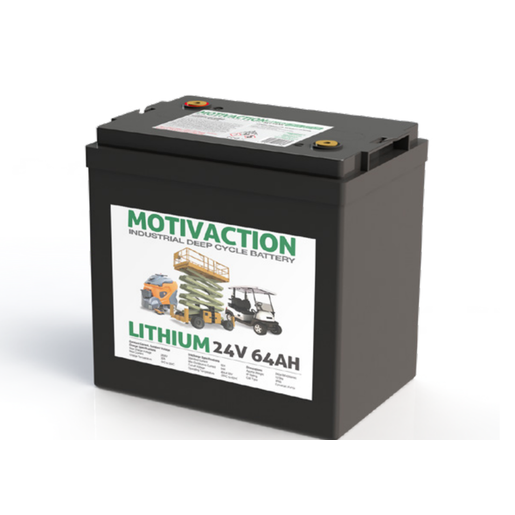 Motivaction Lithium 25.6V 64Ah Golf Cards and EV Battery - ML24-64