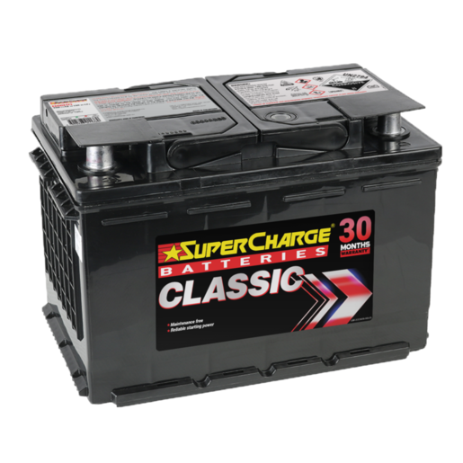 SuperCharge Classic 12V 74Ah Car Battery - N66HR