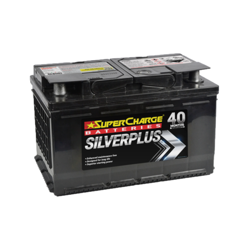 SuperCharge Silver Plus 12V 75Ah Car Battery - SMF65R