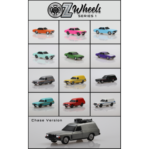 OZ Wheels 1:64 Diecast Car Assorted Holden Limited Series 1pc - OZ64-1