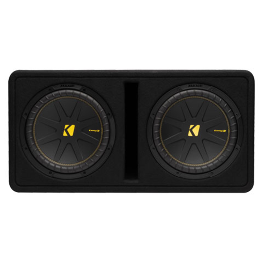 Kicker 12" Dual CompC Enclosure Subwoofer - 50DCWC122 