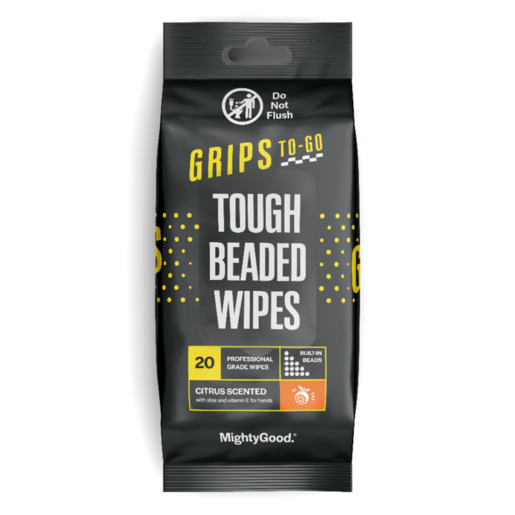 Grips To-Go Tough Beaded Wipes- GR20-85261