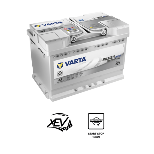 Varta 12V 760CCA Silver Dynamic AGM Battery - A7