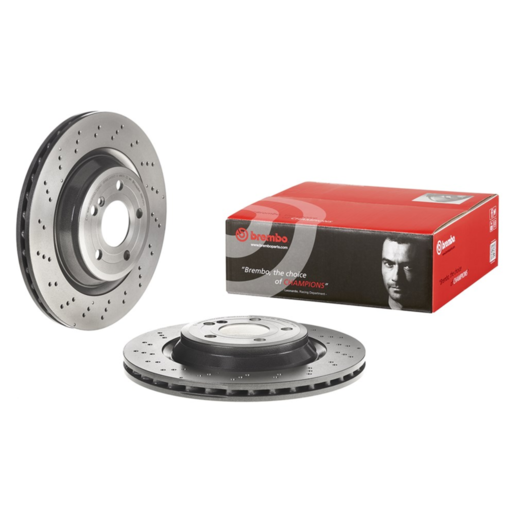 Brembo Disc Brake Rotor Rear - 09.B743.51