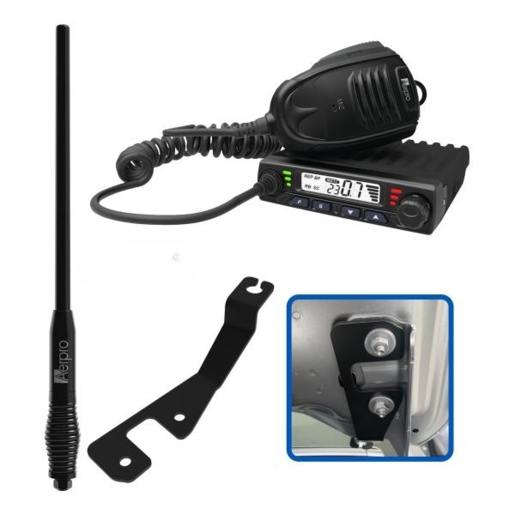 Aerpro Compact UHF CB Kit To Suit Ford Ranger 5W - APFOCBE2