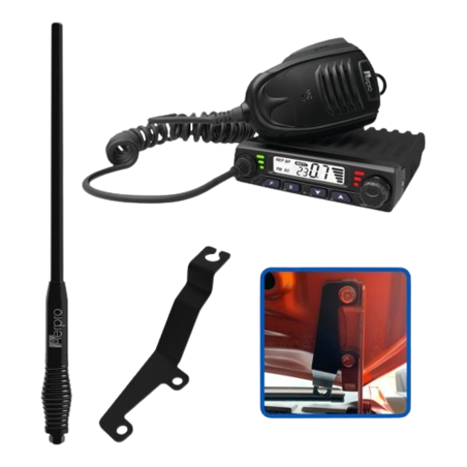 Aerpro Compact UHF CB Kit To Suit Isuzu D-Max and Mu-X 2021-On 5W - APIZCBE2