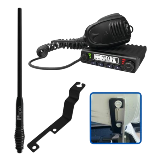 Aerpro Compact UHF CB Kit To Suit Mazda BT50 2020-On 5W - APMZCBE1