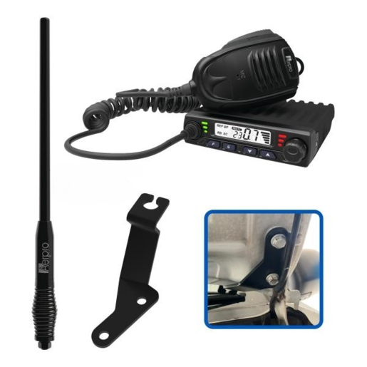 Aerpro Compact UHF CB Kit To Suit Toyota 5W - APTYCBE3