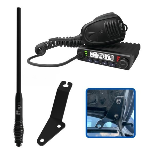 Aerpro Compact UHF CB Kit To Suit Toyota 5W - APTYCBE4