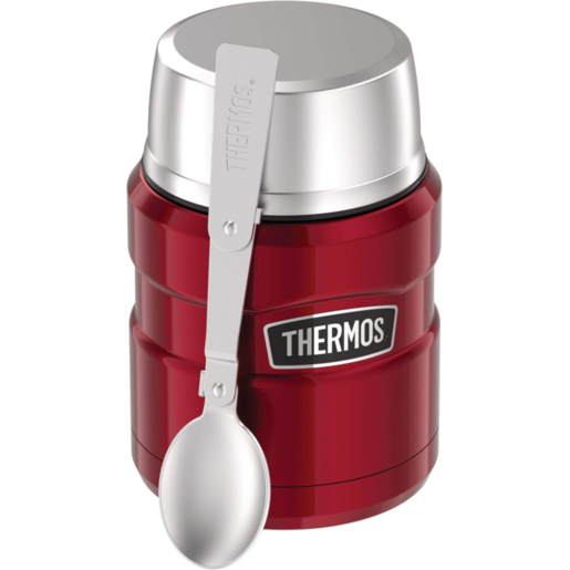 Thermos Stainless King Vacuum Insulated Food Jar Red 470ml - SK3000RAUS