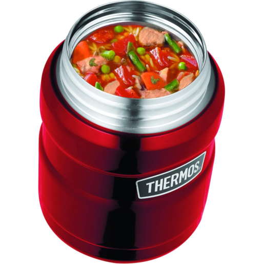 Thermos Stainless King Vacuum Insulated Food Jar Red 470ml - SK3000RAUS