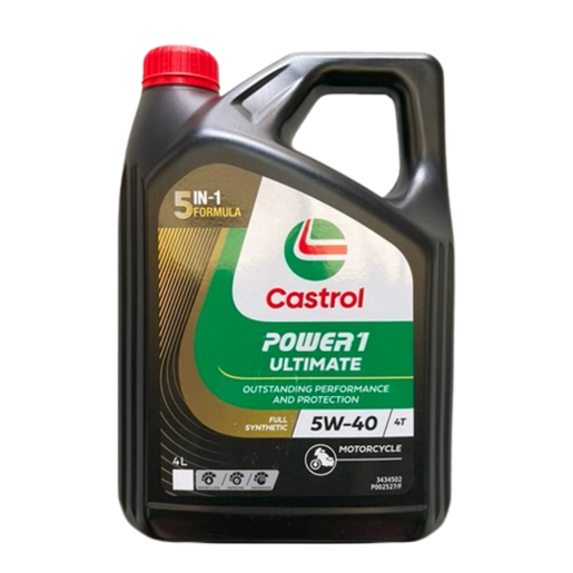 Castrol Power1 5W-40 4T Ultimate Motorcycle Engine Oil 4L - 3434502