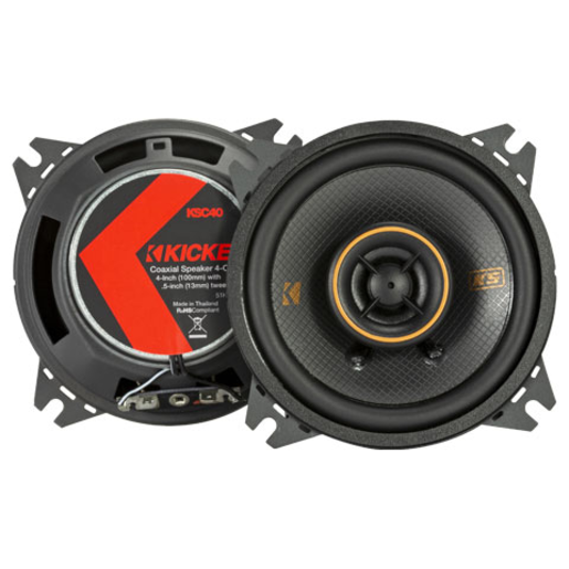 Kicker 4" KS Series 2-Way Coaxial Speakers -51KSC404