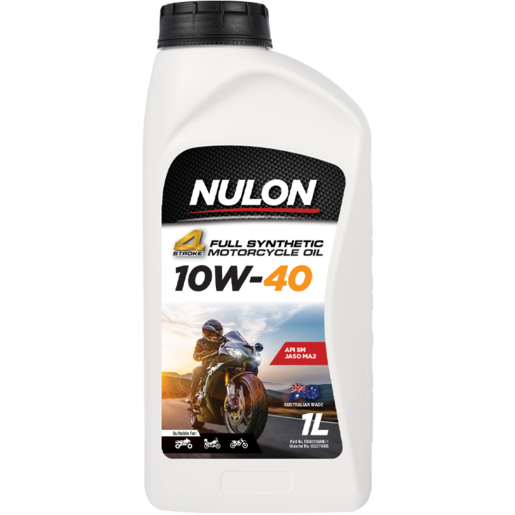 Nulon 4 Stroke 10W-40 Full Synthetic Motorcycle Oil 1L - FSMC10W40-1