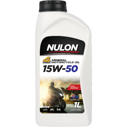 Nulon 4 Stroke 15W-50 Mineral Motorcycle Oil 1L - MC15W50-1