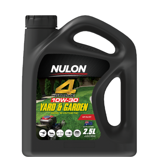 Nulon 4-Stroke 10W-30 Semi Synthetic Yard and Garden Oil 2.5L - YG10W30-2.5