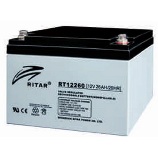 Ritar RT Series AGM 12V 26AH General Purpose Battery - RT12260F13