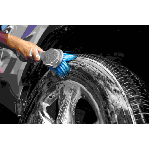 Chemical Guys Big Blue Stiffy Heavy Duty Tire Brush - ACCG05