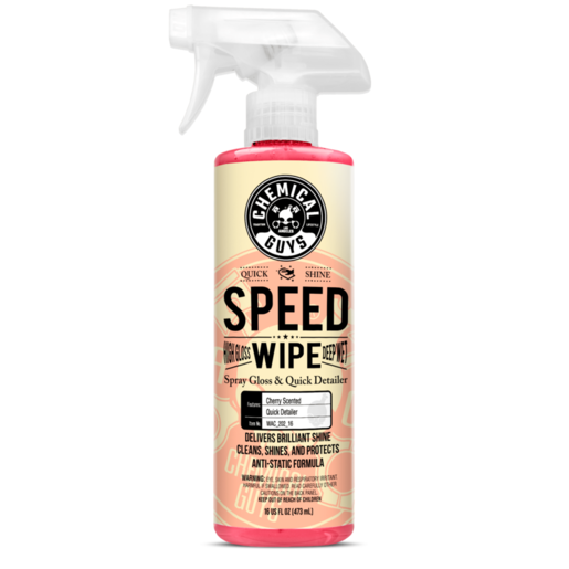 Chemical Guys Speed Wipe Spray Gloss & Quick Detailer 473ml - WAC_202_16