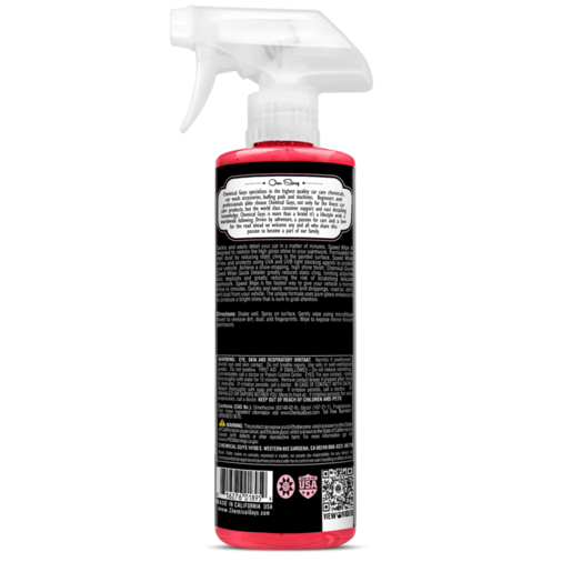 Chemical Guys Speed Wipe Spray Gloss & Quick Detailer 473ml - WAC_202_16