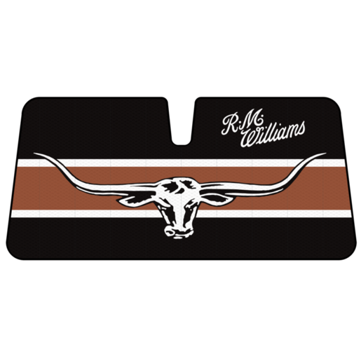 RM Williams RMWSunshade Stripe Logo Design- WSRM24-STR