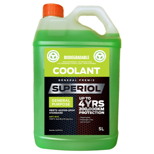 Superiol General Purpose Premix Coolant 5L - SGPPMC5L