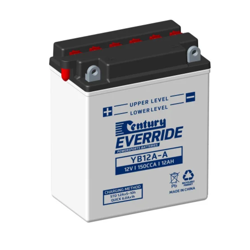 Century EverRide Powersports 12V 150CC 12AH Motorcycle Battery - 150182 