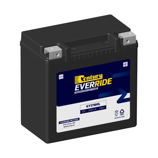 Century EverRide Heavy Duty AGM 12V 210CCA 13AH Motorcycle Battery - 151111